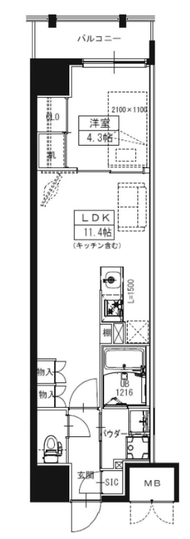 S-RESIDENCE大阪上本町