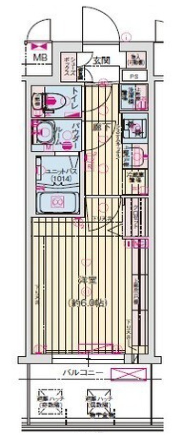 プレサンス京橋ＧＲＥＥＮ　ＹＡＲＤアルミラ