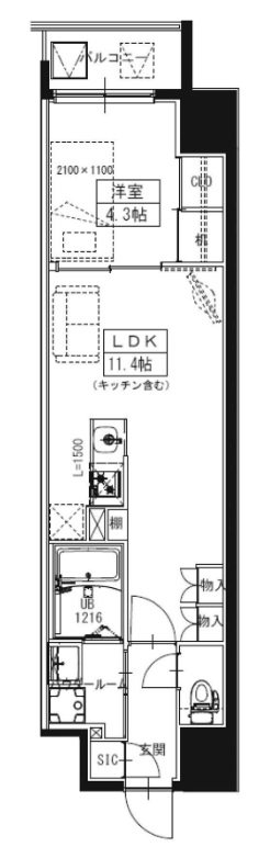 S-RESIDENCE大阪上本町