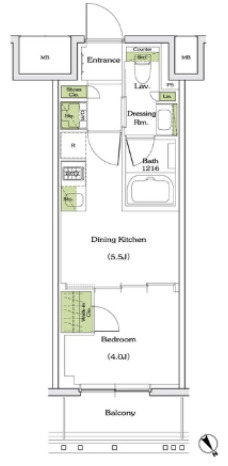10階の間取り図