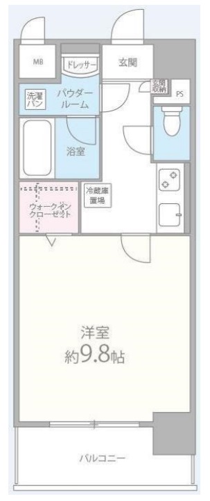 9階の間取り図
