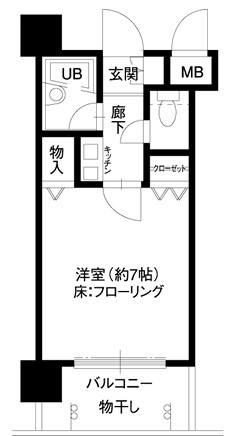 1階の間取り図