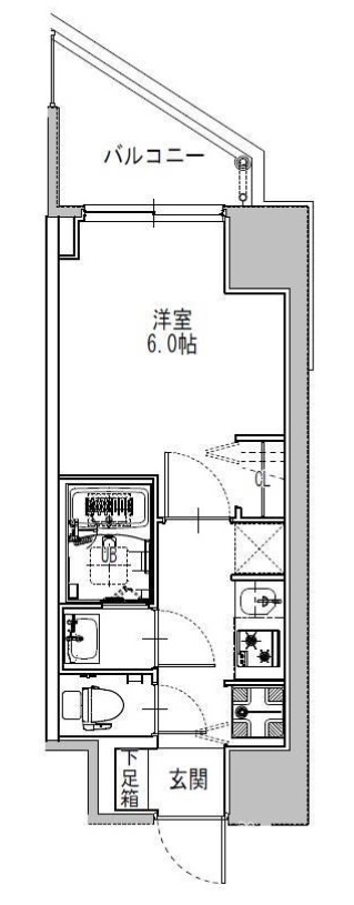 8階の間取り図