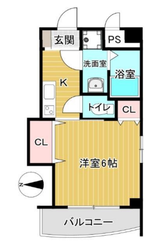 2階の間取り図