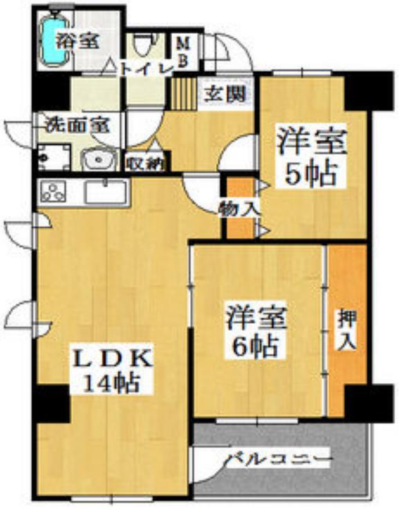 9階の間取り図