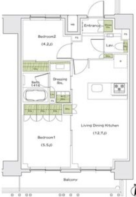 11階の間取り図