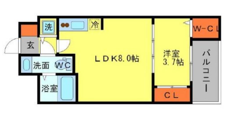 6階の間取り図