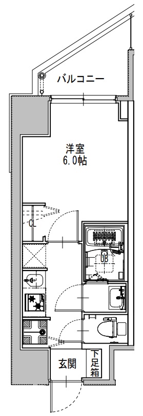 4階の間取り図