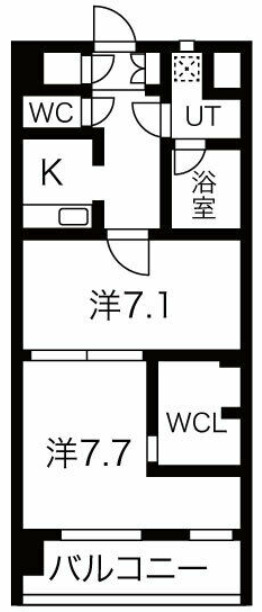 4階の間取り図
