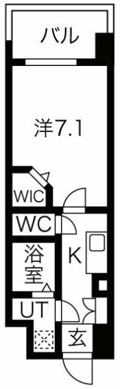 4階の間取り図