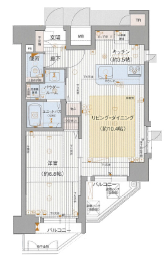 14階の間取り図