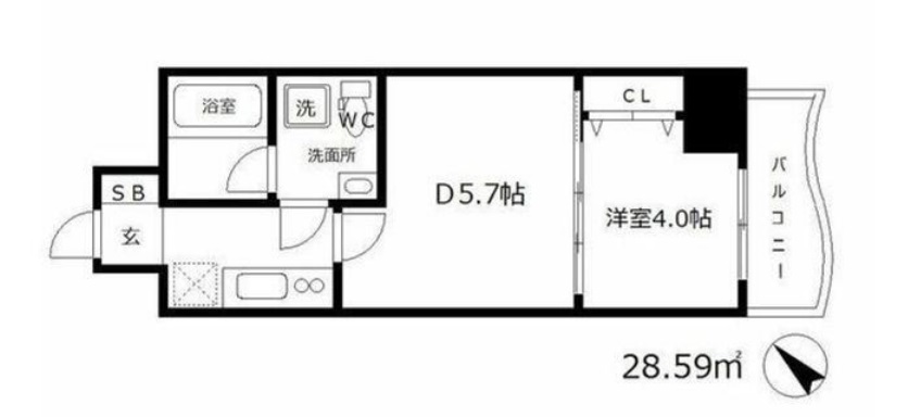 3階の間取り図