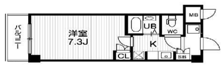 2階の間取り図