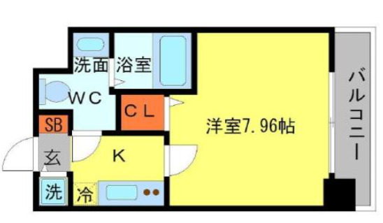 6階の間取り図