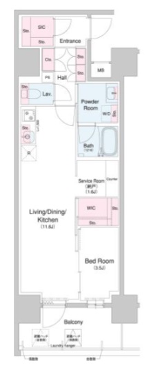 13階の間取り図