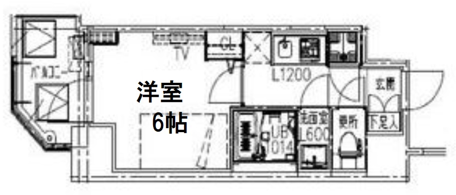 10階の間取り図
