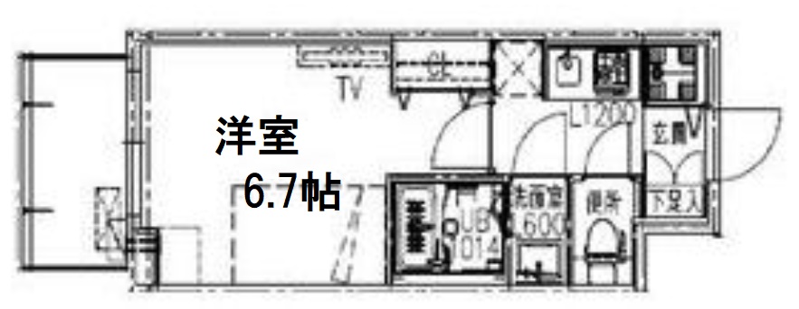 9階の間取り図