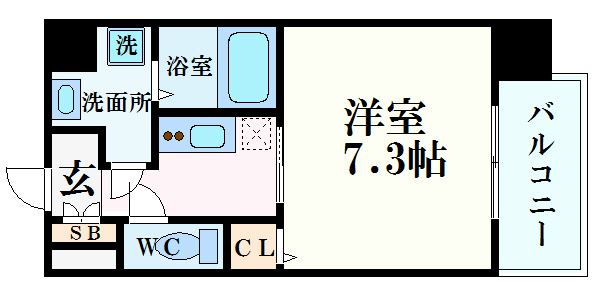 10階の間取り図
