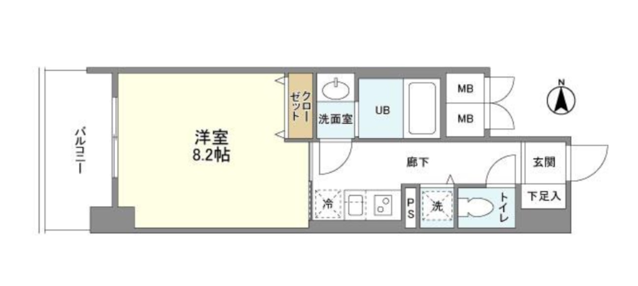 9階の間取り図