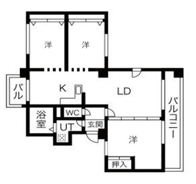 5階の間取り図
