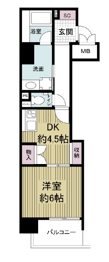 7階の間取り図
