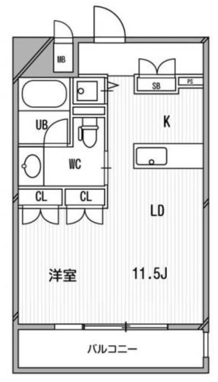 5階の間取り図