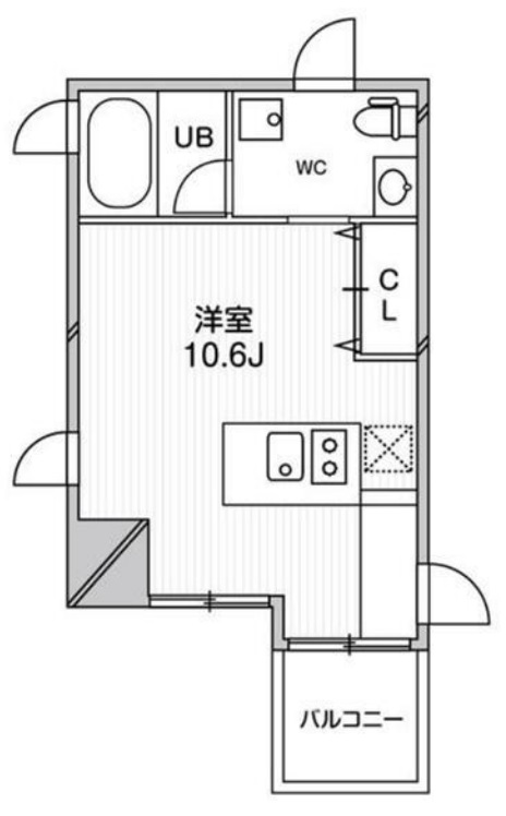 2階の間取り図