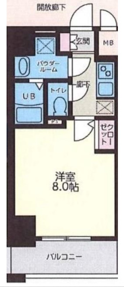 6階の間取り図