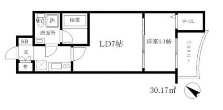 13階の間取り図