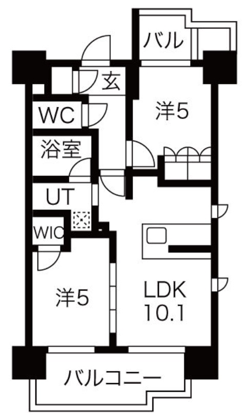 5階の間取り図