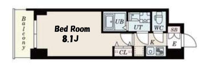 7階の間取り図