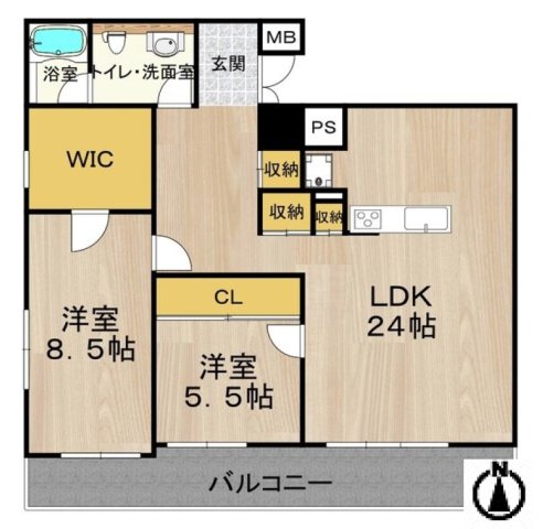 11階の間取り図