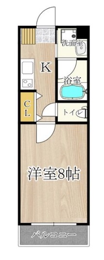2階の間取り図
