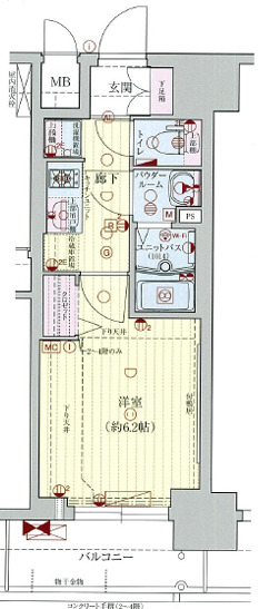 10階の間取り図