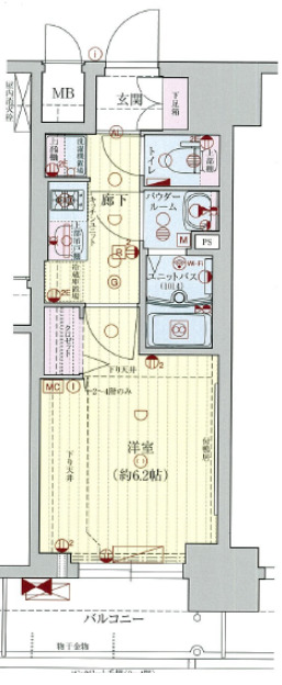 9階の間取り図