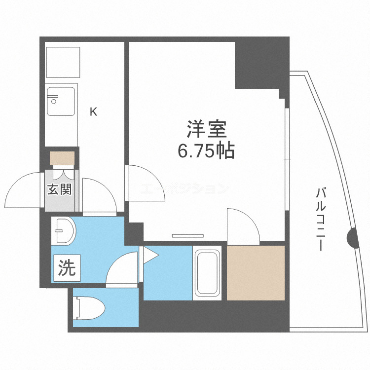 1階の間取り図