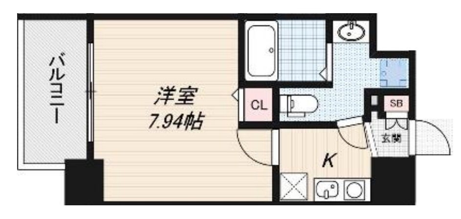 4階の間取り図