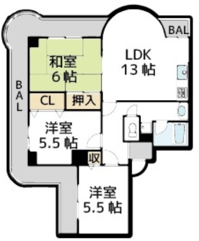 7階の間取り図