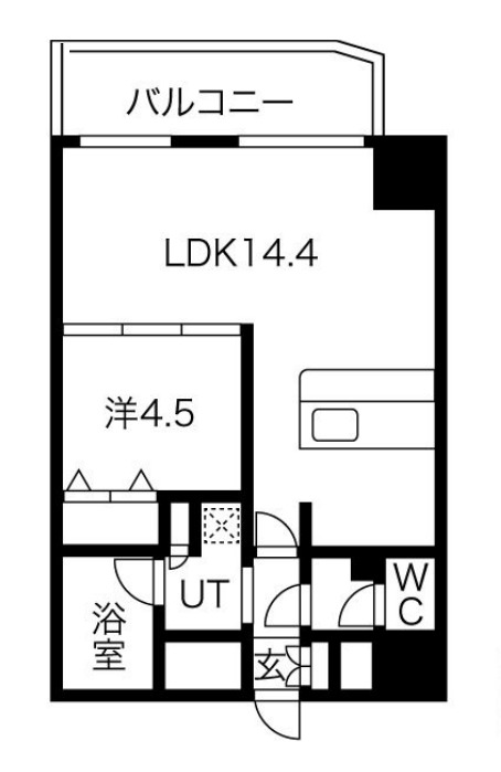 2階の間取り図