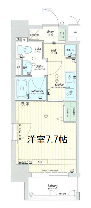 7階の間取り図