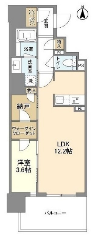 6階の間取り図