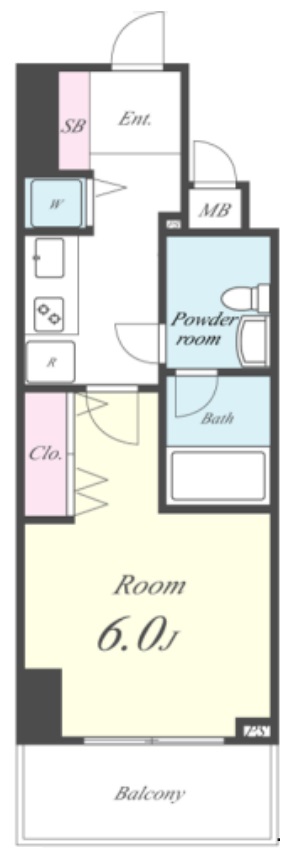 4階の間取り図