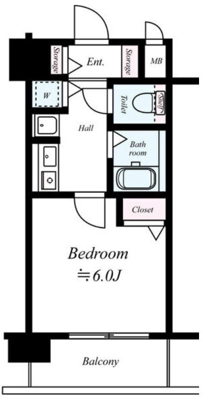 6階の間取り図