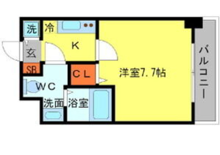 2階の間取り図