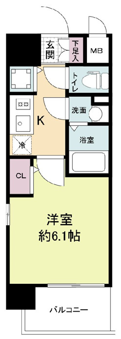 5階の間取り図