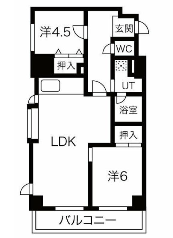 4階の間取り図