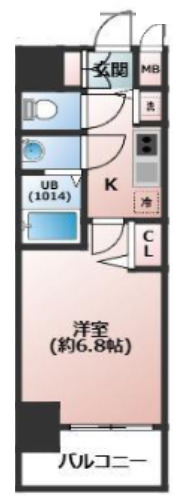 9階の間取り図