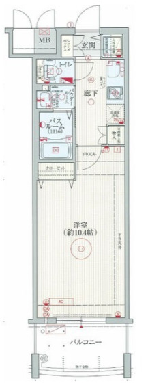9階の間取り図