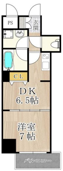 4階の間取り図