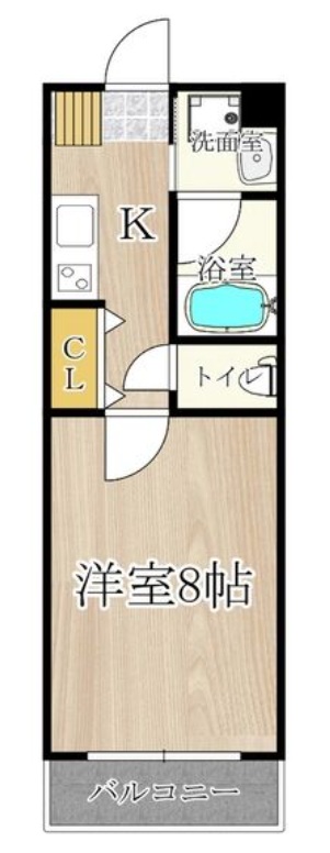 4階の間取り図